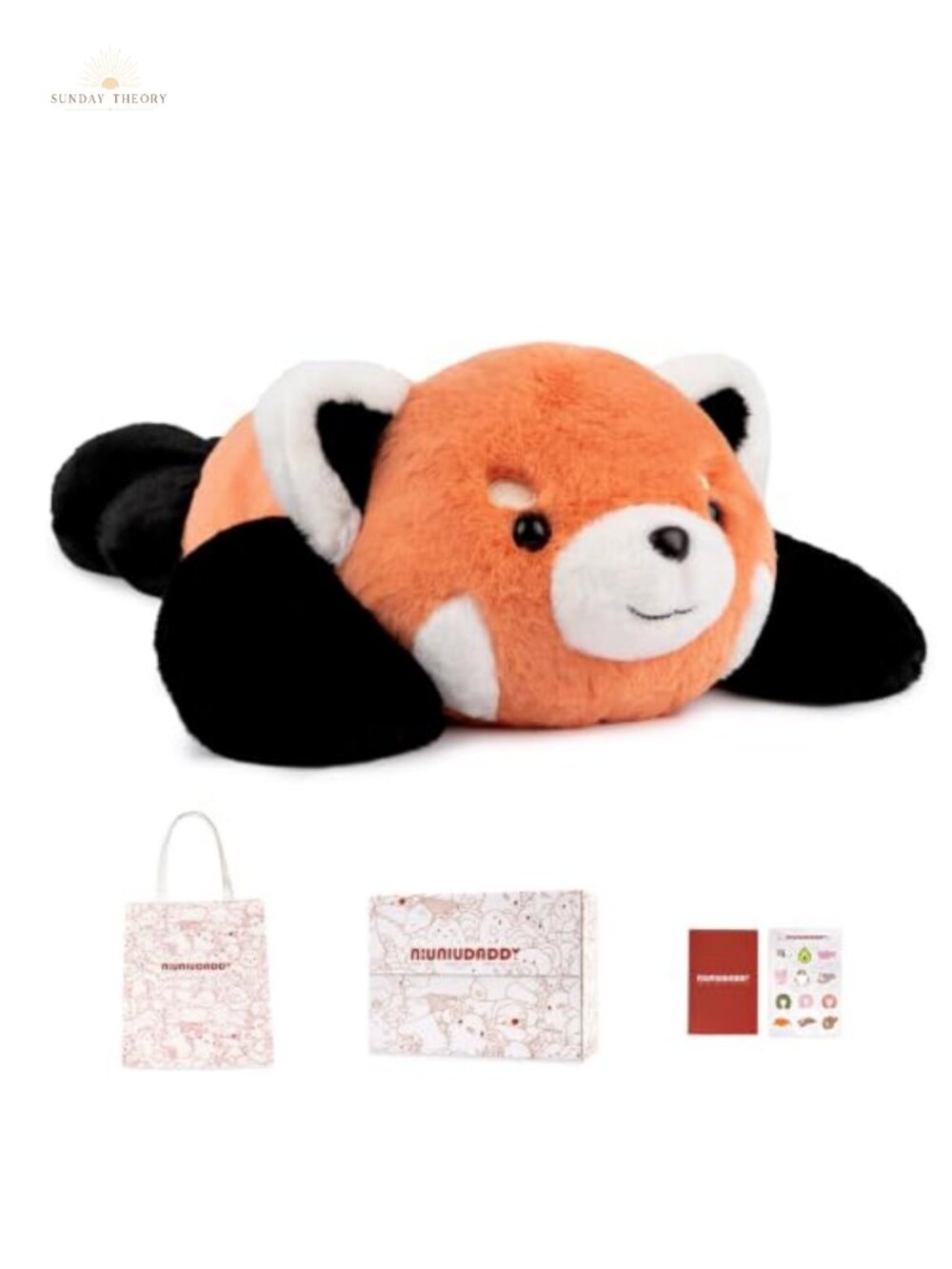 Weighted Red Panda Plush Toy 5lbs Machine Washable Gift Set
